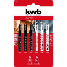 Набор пил к лобзику, 6 шт, KWB (626280)